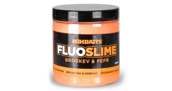 MIKBAITS - Obaľovací dip Fluo Slime 100 g Broskyňa Black Pepper