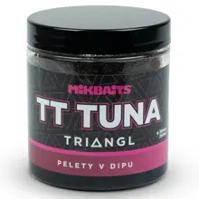 MIKBAITS - Pelety v dipe TT Tuna Triangel 30 mm 250 ml