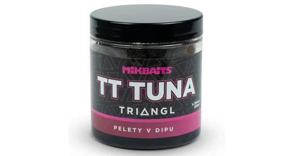 MIKBAITS - Pelety v dipe TT Tuna Triangel 30 mm 250 ml