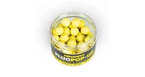 MIKBAITS - Plávajúce boilie Fluo Ananás N-BA 150 ml 14 mm