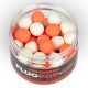MIKBAITS - Plávajúce boilie Fluo Brusnica cesnak 150 ml 18 mm