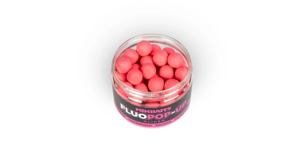 MIKBAITS - Plávajúce boilie Fluo Kalmár 150 ml 18 mm