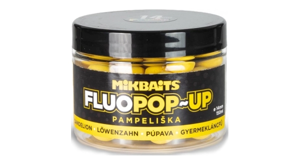 MIKBAITS - Plávajúce boilie Fluo Púpava 150 ml 18 mm