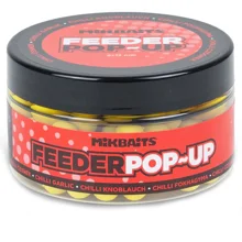 MIKBAITS - Plávajúce boilies Feeder Pop-Up 8-12 mm 100 ml Chilli Cesnak