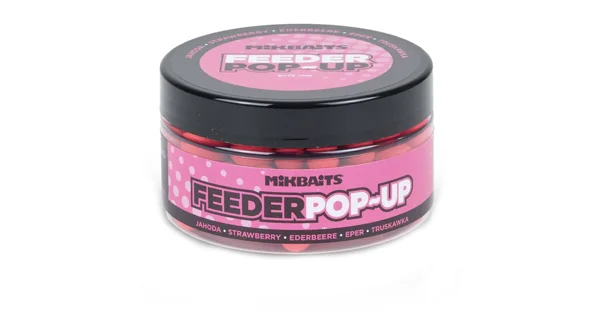 MIKBAITS - Plávajúce boilies Feeder Pop-Up 8-12 mm 100 ml Jahoda