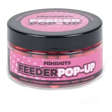 MIKBAITS - Plávajúce boilies Feeder Pop-Up 8-12 mm 100 ml Jahoda