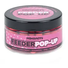 MIKBAITS - Plávajúce boilies Feeder Pop-Up 8-12 mm 100 ml Jahoda