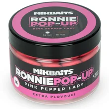 MIKBAITS - Plávajúce boilies Ronnie 14 mm 150 ml Pink Pepper Lady