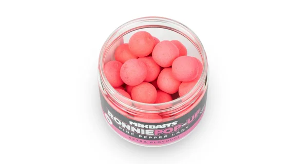 MIKBAITS - Plávajúce boilies Ronnie 14 mm 150 ml Pink Pepper Lady