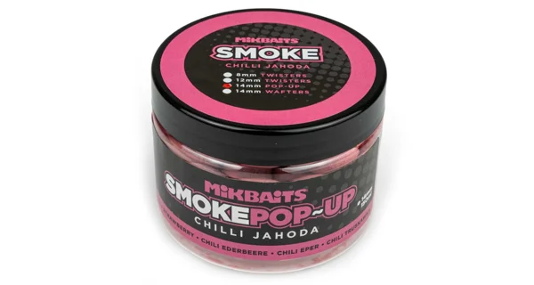 MIKBAITS - Plávajúce boilies Smoke Pop-Up 14 mm 150 ml Chilli Jahoda