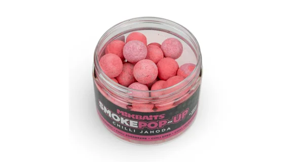 MIKBAITS - Plávajúce boilies Smoke Pop-Up 14 mm 150 ml Chilli Jahoda