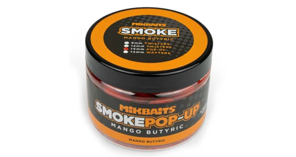 MIKBAITS - Plávajúce boilies Smoke Pop-Up 14 mm 150 ml Sweet Popcorn