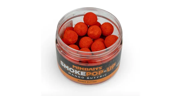 MIKBAITS - Plávajúce boilies Smoke Pop-Up 14 mm 150 ml Sweet Popcorn