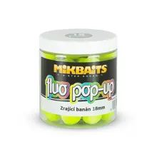 MIKBAITS - Plávajúce fluo boilie 250 ml - zrejúci banán 18 mm