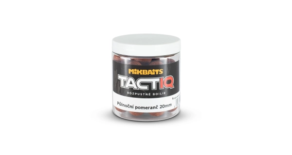 MIKBAITS - Tactiq rozpustné boilie 250 ml - polnočný pomaranč 20 mm