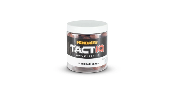 MIKBAITS - Tactiq rozpustné boilies 250 ml Krab & Krill 16 mm