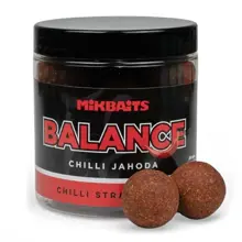 MIKBAITS - Vyvážené Boilie Balance Chilli Chips 20 mm 250 ml Chilli jahoda