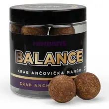 MIKBAITS - Vyvážené boilies Balance Fanatica 24 mm 250 ml Krab Ančovička Mango