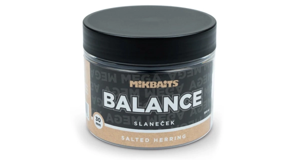 MIKBAITS - Vyvážené boilies Mega Balance ManiaQ 30 mm 300 ml Slanček