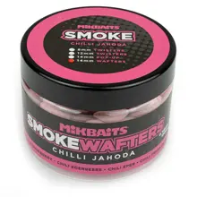 MIKBAITS - Vyvážené boilies Smoke Wafters 14 mm 150 ml Chilli Jahoda