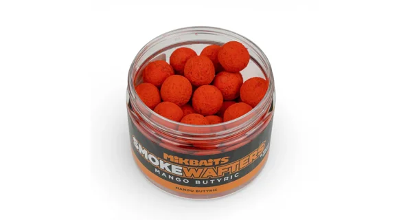 MIKBAITS - Vyvážené boilies Smoke Wafters 14 mm 150 ml Mango Butyric