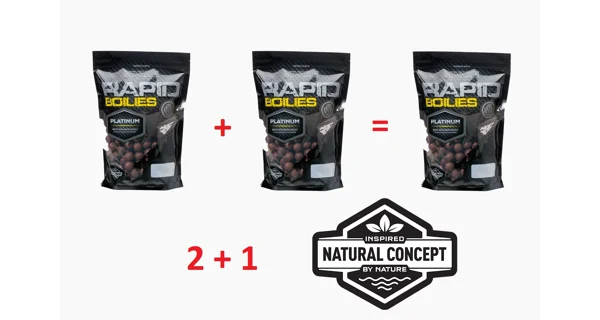 MIVARDI - Akcia 2+1 Rapid Boilies Platinum B17 24 mm 950 g