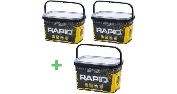 MIVARDI - Akcia 2+1 Rapid Boilies Platinum Sea 24 mm 3,3 kg