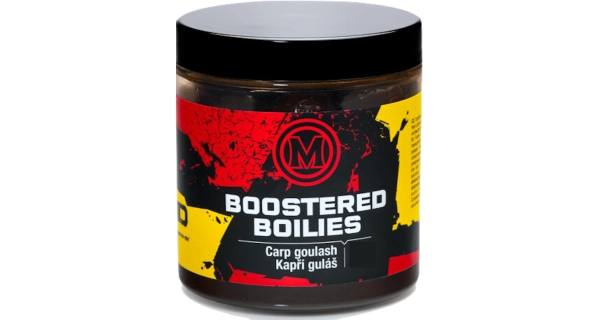 MIVARDI - Boilies Rapid Boostered Kaprí guláš 24 mm 250 ml