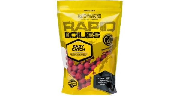 MIVARDI - Boilies Rapid Easy Catch Anglická Jahoda 16 mm 3,3 kg