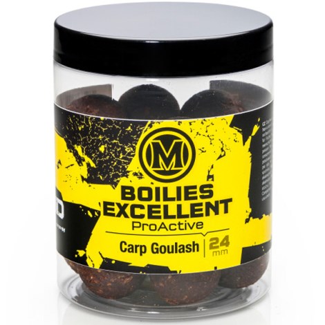 MIVARDI - Boilies Rapid Excellent ProActive Kaprí guláš 24 mm 150 g
