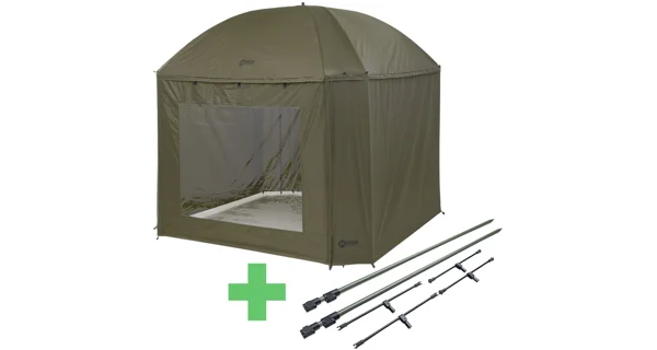 MIVARDI - Dáždnik Session Umbrella XL + Sada stabilizačných tyčí