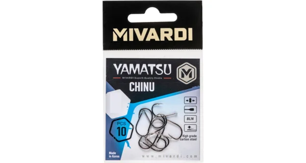 MIVARDI - Háčiky Yamatsu Chinu s lopatkou veľ. 1/0 10 ks
