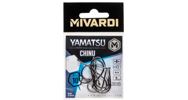 MIVARDI - Háčiky Yamatsu Chinu s očkom veľ. 1/0 10 ks