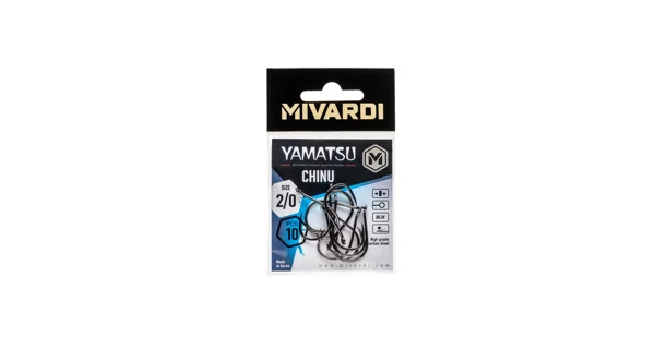 MIVARDI - Háčiky Yamatsu Chinu s očkom veľ. 1 10 ks