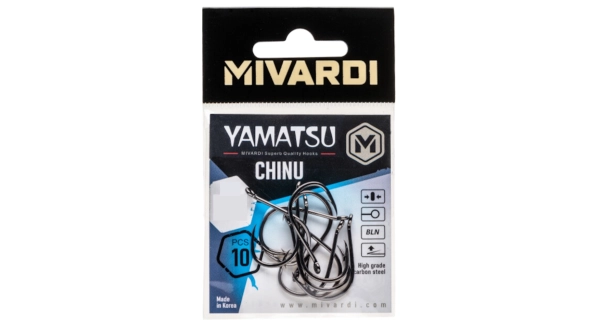 MIVARDI - Háčiky Yamatsu Chinu s očkom veľ. 6 10 ks