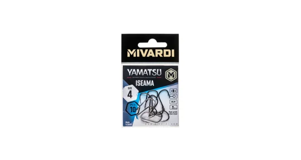MIVARDI - Háčiky Yamatsu Iseama s očkom veľ. 4 10 ks