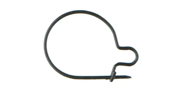 MIVARDI - Klip na červy 10 mm 20 ks Čierna