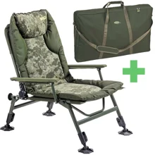 MIVARDI - Kreslo CamoCODE Arm + Transportná taška