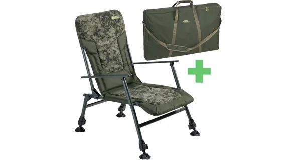 MIVARDI - Kreslo CamoCode Express + Transportná taška