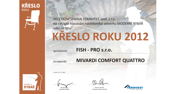 MIVARDI - Kreslo Comfort Quattro + Transportná taška