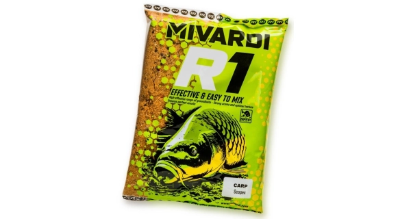 MIVARDI - Kŕmičková zmes R1 Carp 950 g Scopex
