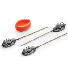 MIVARDI - Kŕmidlo Method Feeder Set QMR Grip L Long 30 g + 40 g + 50 g + Formička