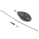 MIVARDI - Kŕmidlo Method Feeder Set QMR Grip L Long 30 g + 40 g + 50 g + Formička