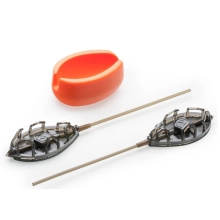 MIVARDI - Kŕmidlo Method Feeder Set QMR Grip XL Long 50 g + 60 g + Formička