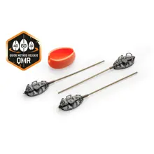 MIVARDI - Krmítko Method Feeder Set QMR Grip L Long 30 g + 40 g + 50 g + Formička