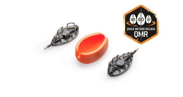 MIVARDI - Krmítko Method Feeder Set QMR Grip XL 50 g + 60 g + Formička