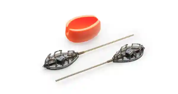 MIVARDI - Krmítko Method Feeder Set QMR Grip XL Long 50 g + 60 g + Formička