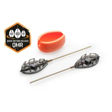 MIVARDI - Krmítko Method Feeder Set QMR Grip XL Long 50 g + 60 g + Formička