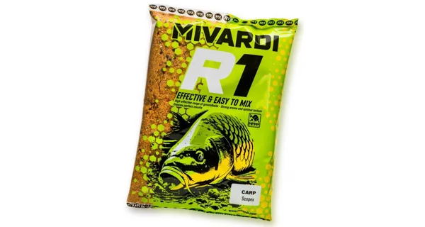 MIVARDI - Krmítková zmes R1 Carp 1,4 kg Scopex
