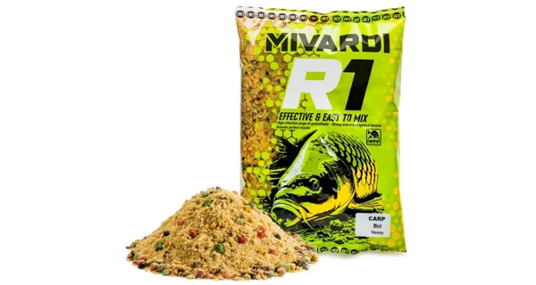 MIVARDI - Krmítková zmes R1 Carp 950 g Med
